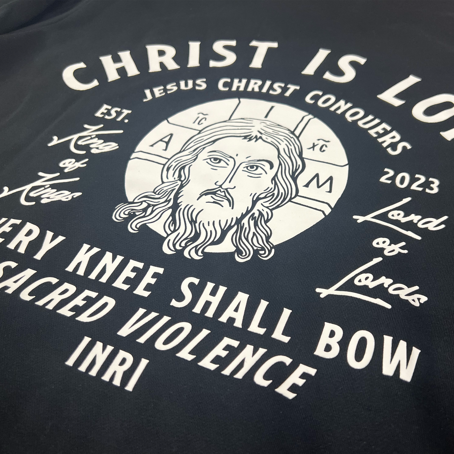 Christ is Lord front and back Hoodie